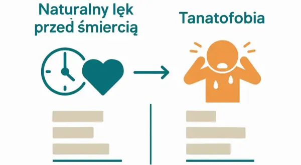 Naturalny lęk przed śmiercią, czyli tanatofobia, to stan, gdy myśl o końcu życia wywołuje panikę.