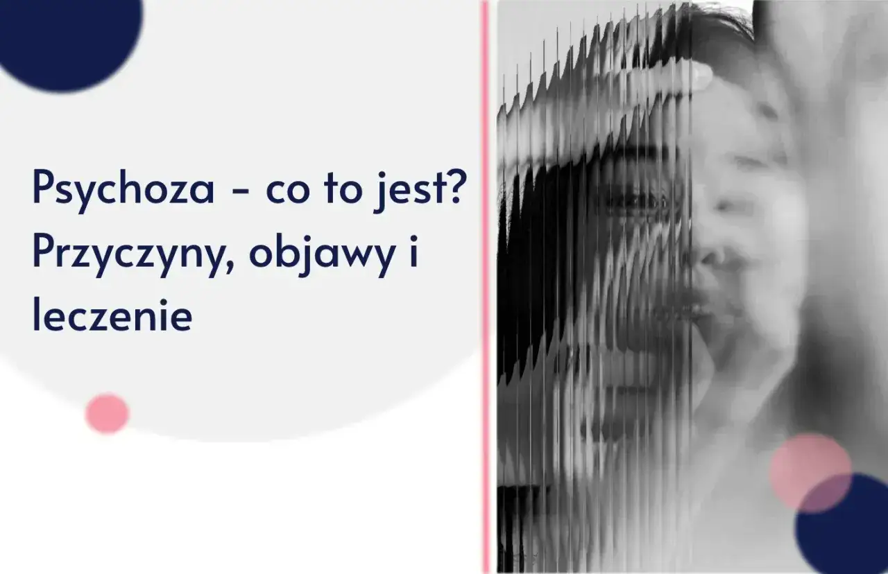 Psychoza - co to jest? Przyczyny, objawy i leczenie. Obraz przedstawia zdeformowaną twarz, symbolizującą epizody psychotyczne i zaburzenia percepcji.