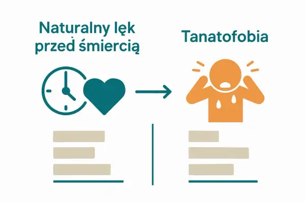 Naturalny lęk przed śmiercią, czyli tanatofobia, to stan, gdy myśl o końcu życia wywołuje panikę.